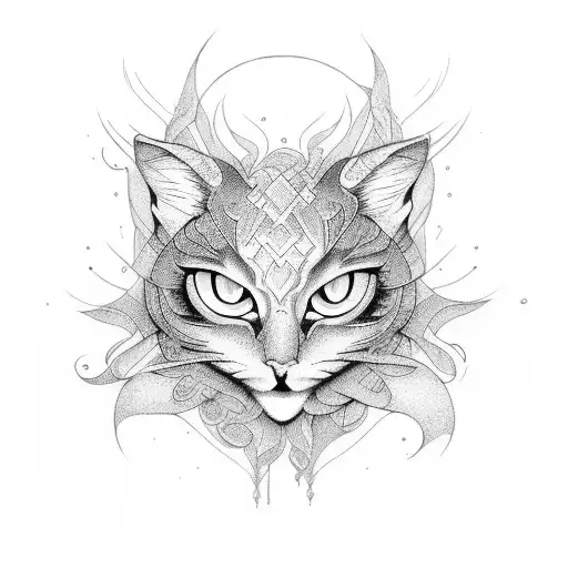 Mew tattoo design idea