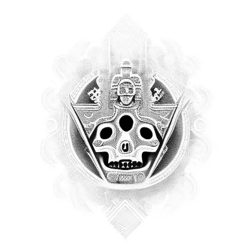 Mayan calendar tattoo design idea