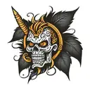 thick bars  tattoo design idea