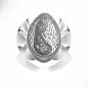 avocado tattoo design idea