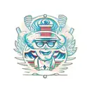 computer terminal with #tudonamain tag underneath tattoo design idea