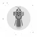computer terminal with #tudonamain tag underneath tattoo design idea