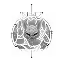programming tatto, computer terminal with #tudonamain tag underneath tattoo design idea