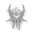 programming tatto, computer terminal with #tudonamain tag underneath tattoo design idea