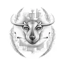 programming tatto, computer terminal with #tudonamain tag underneath tattoo design idea