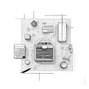 computer terminal with #tudonamain tag underneath tattoo design idea