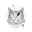 computer terminal with #tudonamain tag underneath tattoo design idea