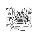 computer terminal tattoo design idea