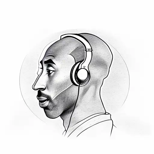headphones, Duke Blue Devils, Kobe Bryant, Buddha,  tattoo design idea