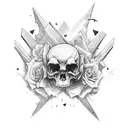 love kills tattoo design idea