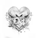 love kills tattoo design idea