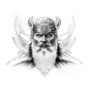 odin tattoo design idea