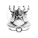 odin tattoo design idea