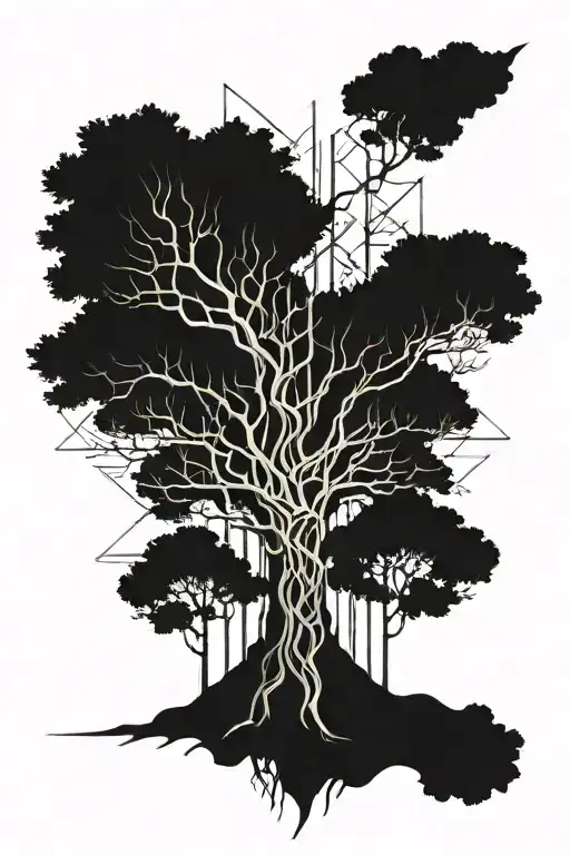 it must be a tree centre family orientated with a heart at the root sleave tattoo  tattoo design idea