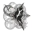 DV tattoo design idea