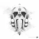 romanian spartan tattoo design idea