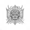 Azteca tattoo design idea