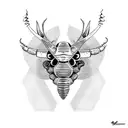 Rhinoceros Beetle tattoo design idea