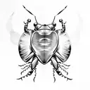 Rhinoceros Beetle tattoo design idea