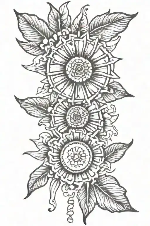 " You are my Sunshine" quote tattoo design idea