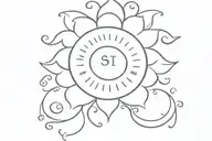 "sunshine" tattoo design idea