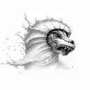 tornado  tattoo design idea