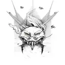 tornado  tattoo design idea