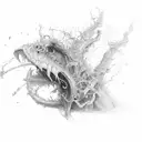 tornado  tattoo design idea