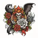 7 deadly sins tattoo design idea