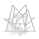 split personality tattoo design idea