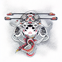 kyuby tattoo design idea