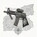 Afghanistan ISAF tattoo design idea