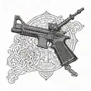 Afghanistan ISAF tattoo design idea