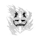 monster energy with skrillex tattoo design idea