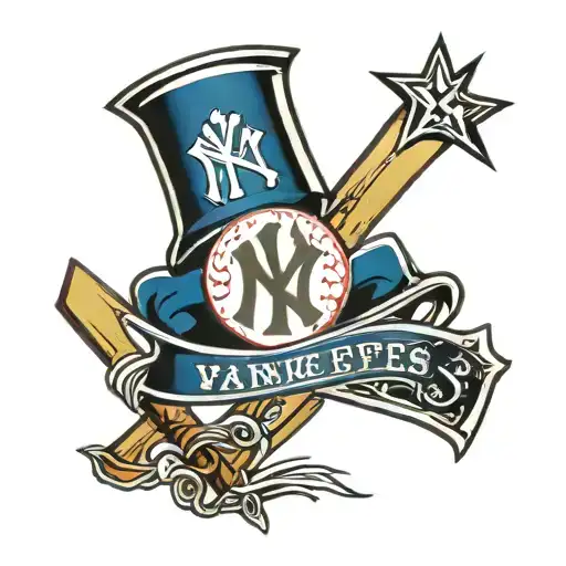 yankees logo tattoo design idea