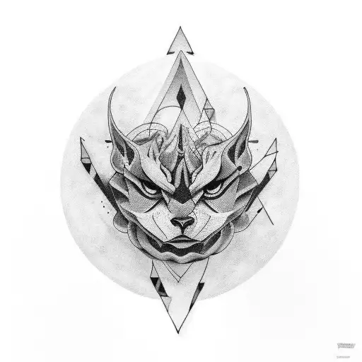 number 7 avec un contour en dégradé style fumée  tattoo design idea