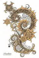 Mandelbrot set tattoo design idea