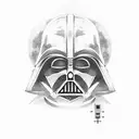 Darth Vader samury tattoo design idea