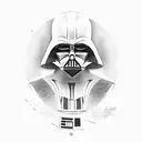 Darth Vader samury tattoo design idea