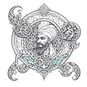 imam ali tattoo design idea