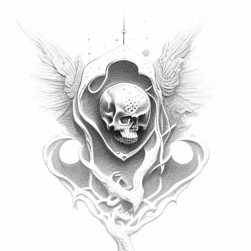 victorious maiash trampling on corpses tattoo design idea