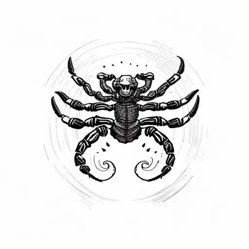 mariachi with scorpion tattoo design idea