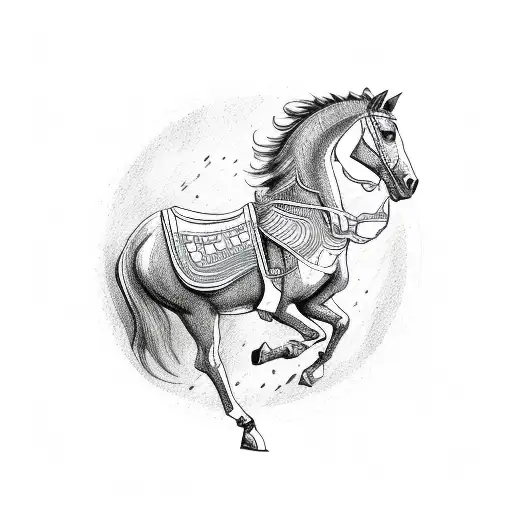 horse, guitar, mariachi, scorpion tattoo design idea