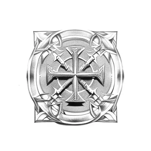 cruz templaria  tattoo design idea