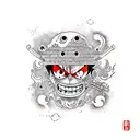 luffy tattoo design idea