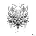 mythical creature, tattoo design idea