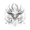 mythical creature, tattoo design idea