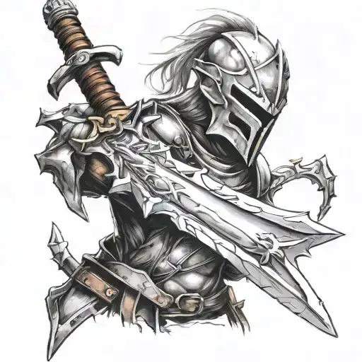 Goblin Slayer sword tattoo design idea