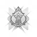 kayak tattoo design idea