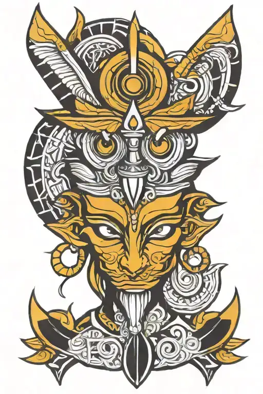 osiris tattoo design idea